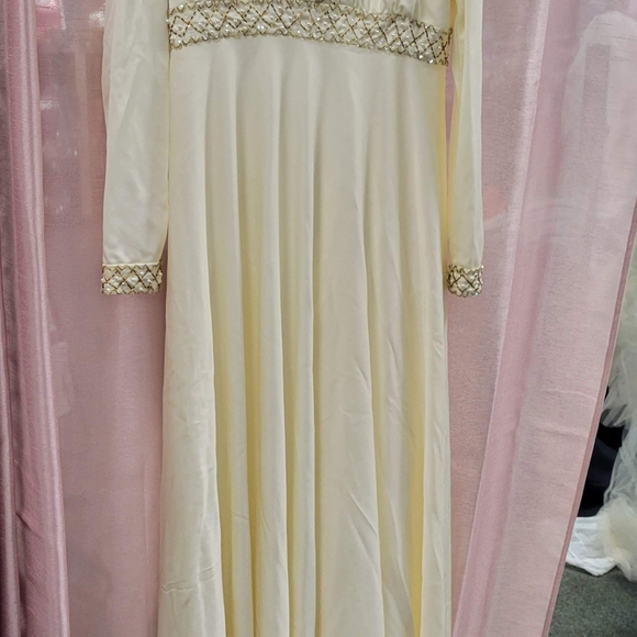 Vintage 1970 boho wedding dress. - Picture 4 of 5